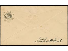 Indien: 1934, Rakete Nr. 1 vom 30.09., Brief mit grüner Vignette und Freimarke ½ A. mit Stempel “SAUGOR-ISLANDS 30.SEP.34” so