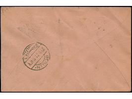 1920, amtlicher Rohrpostumschlag mit Zudruck Germania 20+60+60 Pfg. und tarifgerechte Zufrankatur Germania 5 und 80 Pfg. je m