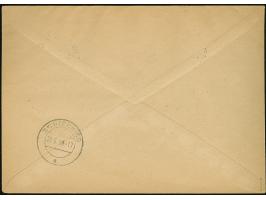 1948, Netzaufdruck 84 Pfg. zusammen mit Netzaudruck 2 Pfg. und weiterer Zufrankatur mit Ersttagsstempel “UNTERWÖSSEN 21.6.48”