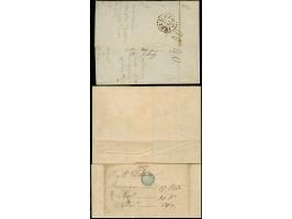 1831, "Oz at S6/D8 per Oz" on entire letter from Hamburg 'via Holland' to London, also letter from the same correspondence fr