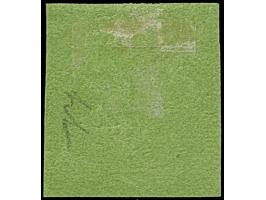 1855, ⅓ Sgr. auf grün, farbfrisch und allseits breitrandig, ungebraucht mit Originalgummi. Tadellos. Fotoattest Stegmüller BP