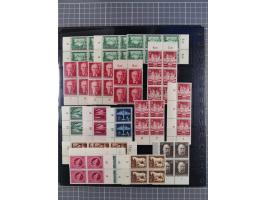 1933/45, postfrischer Bestand mit Viererblöcken, Olympia Bl. etc.
