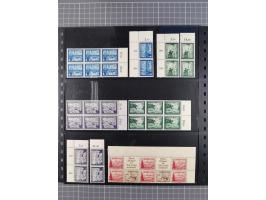 1933/45, postfrischer Bestand mit Viererblöcken, Olympia Bl. etc.
