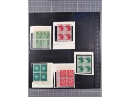 1933/45, postfrischer Bestand mit Viererblöcken, Olympia Bl. etc.
