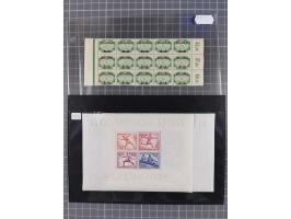 1933/45, postfrischer Bestand mit Viererblöcken, Olympia Bl. etc.
