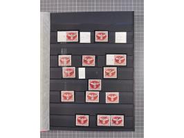 1943/45, postfrische, ungebrauchte und gestempelte Partie im Steckbuch, dabei u.a. Mi. 5 (12), 6 (2), 7B (3), 11BaK, etc.