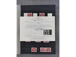 1943/45, postfrische, ungebrauchte und gestempelte Partie im Steckbuch, dabei u.a. Mi. 5 (12), 6 (2), 7B (3), 11BaK, etc.