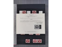 1943/45, postfrische, ungebrauchte und gestempelte Partie im Steckbuch, dabei u.a. Mi. 5 (12), 6 (2), 7B (3), 11BaK, etc.