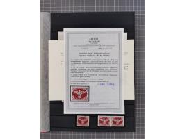 1943/45, postfrische, ungebrauchte und gestempelte Partie im Steckbuch, dabei u.a. Mi. 5 (12), 6 (2), 7B (3), 11BaK, etc.