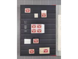 1943/45, postfrische, ungebrauchte und gestempelte Partie im Steckbuch, dabei u.a. Mi. 5 (12), 6 (2), 7B (3), 11BaK, etc.