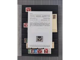 1943/45, postfrische, ungebrauchte und gestempelte Partie im Steckbuch, dabei u.a. Mi. 5 (12), 6 (2), 7B (3), 11BaK, etc.