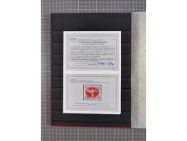 1943/45, postfrische, ungebrauchte und gestempelte Partie im Steckbuch, dabei u.a. Mi. 5 (12), 6 (2), 7B (3), 11BaK, etc.