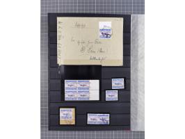 1943/45, postfrische, ungebrauchte und gestempelte Partie im Steckbuch, dabei u.a. Mi. 5 (12), 6 (2), 7B (3), 11BaK, etc.