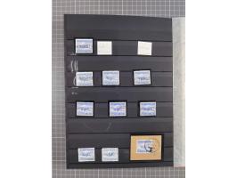 1943/45, postfrische, ungebrauchte und gestempelte Partie im Steckbuch, dabei u.a. Mi. 5 (12), 6 (2), 7B (3), 11BaK, etc.