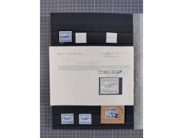 1943/45, postfrische, ungebrauchte und gestempelte Partie im Steckbuch, dabei u.a. Mi. 5 (12), 6 (2), 7B (3), 11BaK, etc.