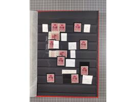 1943/45, postfrische, ungebrauchte und gestempelte Partie im Steckbuch, dabei u.a. Mi. 5 (12), 6 (2), 7B (3), 11BaK, etc.