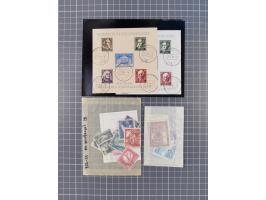 1945/53 (ca.), postfrische, ungebrauchte und gestempelte Partie in 3 Steckbüchern, dabei u.a. einige Poschta, Bl. 2(4), Bl. 4