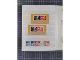 1945/53 (ca.), postfrische, ungebrauchte und gestempelte Partie in 3 Steckbüchern, dabei u.a. einige Poschta, Bl. 2(4), Bl. 4