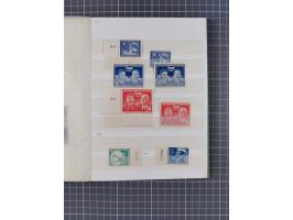 1945/53 (ca.), postfrische, ungebrauchte und gestempelte Partie in 3 Steckbüchern, dabei u.a. einige Poschta, Bl. 2(4), Bl. 4