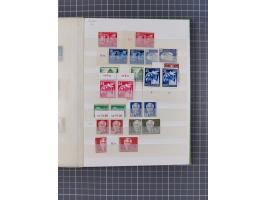 1945/53 (ca.), postfrische, ungebrauchte und gestempelte Partie in 3 Steckbüchern, dabei u.a. einige Poschta, Bl. 2(4), Bl. 4