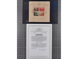 1945/53 (ca.), postfrische, ungebrauchte und gestempelte Partie in 3 Steckbüchern, dabei u.a. einige Poschta, Bl. 2(4), Bl. 4