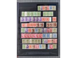 1945/53 (ca.), postfrische, ungebrauchte und gestempelte Partie in 3 Steckbüchern, dabei u.a. einige Poschta, Bl. 2(4), Bl. 4