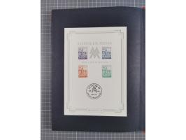 1945/53 (ca.), postfrische, ungebrauchte und gestempelte Partie in 3 Steckbüchern, dabei u.a. einige Poschta, Bl. 2(4), Bl. 4