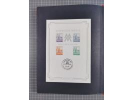 1945/53 (ca.), postfrische, ungebrauchte und gestempelte Partie in 3 Steckbüchern, dabei u.a. einige Poschta, Bl. 2(4), Bl. 4