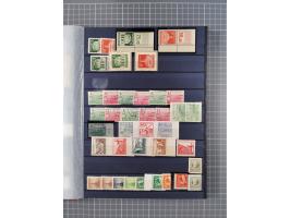 1945/53 (ca.), postfrische, ungebrauchte und gestempelte Partie in 3 Steckbüchern, dabei u.a. einige Poschta, Bl. 2(4), Bl. 4