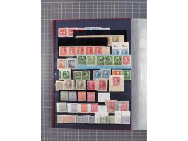 1945/53 (ca.), postfrische, ungebrauchte und gestempelte Partie in 3 Steckbüchern, dabei u.a. einige Poschta, Bl. 2(4), Bl. 4
