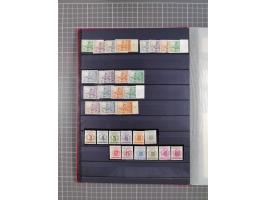 1945/53 (ca.), postfrische, ungebrauchte und gestempelte Partie in 3 Steckbüchern, dabei u.a. einige Poschta, Bl. 2(4), Bl. 4