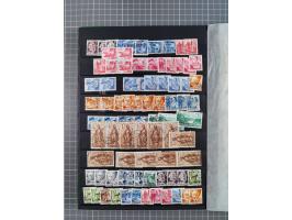 1945/49, postfrische, ungebrauchte und gestempelte Partie in 3 Steckbüchern, dabei u.a. 3 Rotkreuz-Blocks mit Fotoattesten We