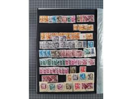 1945/49, postfrische, ungebrauchte und gestempelte Partie in 3 Steckbüchern, dabei u.a. 3 Rotkreuz-Blocks mit Fotoattesten We