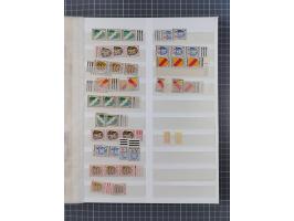 1945/49, postfrische, ungebrauchte und gestempelte Partie in 3 Steckbüchern, dabei u.a. 3 Rotkreuz-Blocks mit Fotoattesten We