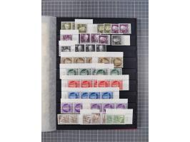 1948/65 (ca.), postfrische, wenig ungebrauchte und gestempelte reichhaltige Partie in vier Steckbüchern, dabei mehrere Postho