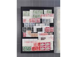 1948/65 (ca.), postfrische, wenig ungebrauchte und gestempelte reichhaltige Partie in vier Steckbüchern, dabei mehrere Postho