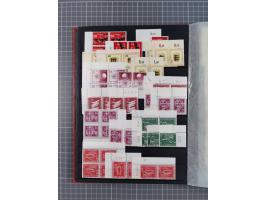 1948/65 (ca.), postfrische, wenig ungebrauchte und gestempelte reichhaltige Partie in vier Steckbüchern, dabei mehrere Postho