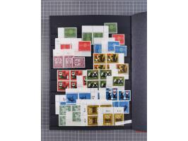 1948/65 (ca.), postfrische, wenig ungebrauchte und gestempelte reichhaltige Partie in vier Steckbüchern, dabei mehrere Postho