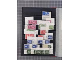 1948/65 (ca.), postfrische, wenig ungebrauchte und gestempelte reichhaltige Partie in vier Steckbüchern, dabei mehrere Postho