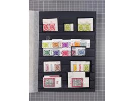 1948/65 (ca.), postfrische, wenig ungebrauchte und gestempelte reichhaltige Partie in vier Steckbüchern, dabei mehrere Postho