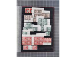 1948/65 (ca.), postfrische, wenig ungebrauchte und gestempelte reichhaltige Partie in vier Steckbüchern, dabei mehrere Postho