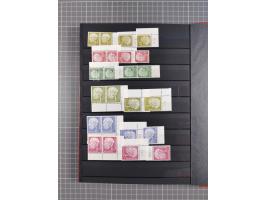 1948/65 (ca.), postfrische, wenig ungebrauchte und gestempelte reichhaltige Partie in vier Steckbüchern, dabei mehrere Postho