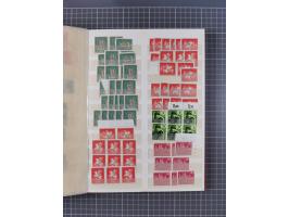 1948/65 (ca.), postfrische, wenig ungebrauchte und gestempelte reichhaltige Partie in vier Steckbüchern, dabei mehrere Postho