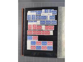 1945/48, Kontrollrat und Bizone, postfrische, ungebrauchte und gestempelte reichhaltige Partie in vier Steckbüchern, dabei me