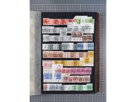 1945/48, Kontrollrat und Bizone, postfrische, ungebrauchte und gestempelte reichhaltige Partie in vier Steckbüchern, dabei me