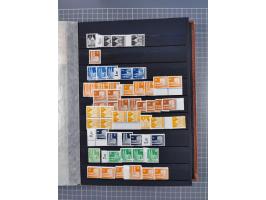 1945/48, Kontrollrat und Bizone, postfrische, ungebrauchte und gestempelte reichhaltige Partie in vier Steckbüchern, dabei me