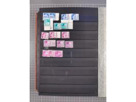 1945/48, Kontrollrat und Bizone, postfrische, ungebrauchte und gestempelte reichhaltige Partie in vier Steckbüchern, dabei me