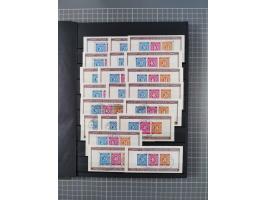 1945/48, Kontrollrat und Bizone, postfrische, ungebrauchte und gestempelte reichhaltige Partie in vier Steckbüchern, dabei me