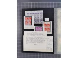 1945/48, Kontrollrat und Bizone, postfrische, ungebrauchte und gestempelte reichhaltige Partie in vier Steckbüchern, dabei me