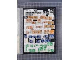 1945/48, Kontrollrat und Bizone, postfrische, ungebrauchte und gestempelte reichhaltige Partie in vier Steckbüchern, dabei me